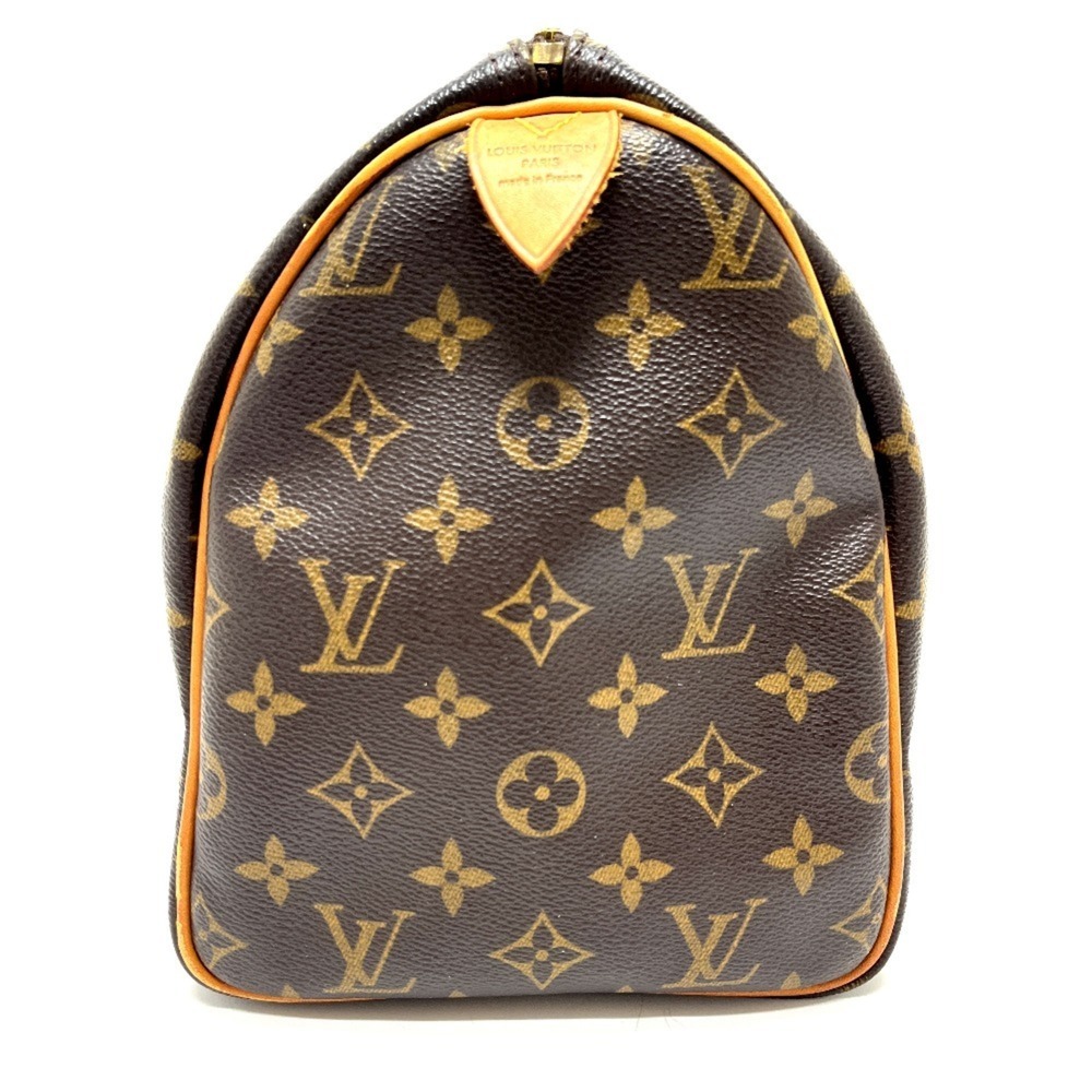 LOUIS VUITTON Brown Monogram Canvas Speedy 30 Boston Bag - Picture 4 of 16